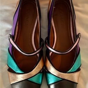 Coach Jane Metallica Flat G2266